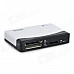 SSK SCRM057 Multi-in-One USB 2.0 Card Reader for CF / SD / MS / TF / Micro SD - White + Black