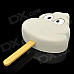 DB07 Cute Excrement Cartoon Role Popsicle Style Doll Toy - Grey + White