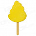 DB03 Cute Turd Shape PVC Popsicle Toy / Doll - Yellow