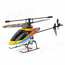 JINXINGDA 359 Rechargeable 4-CH 2.4GHz Radio Control Single Blade R/C Helicopter w/ Gyro - Yellow