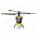 JINXINGDA 359 Rechargeable 4-CH 2.4GHz Radio Control Single Blade R/C Helicopter w/ Gyro - Yellow