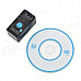 ELM327 Bluetooth Interface OBD II Auto Diagnostic Scanner Tool - Black + White (12V)