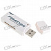 Pisen USB 2.0 Memory Stick/MS DUO/MS PRO Card Reader