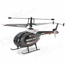 Great Wall 9938 2.4GHz 4-Channel Remote Helicopter - Grey + Black (Mode 2)