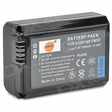 DSTE NP-FW50 7.4V 1950mAh Li-ion Battery Pack for Sony NEX-5 NEX-6 NEX-7 NEX-F3 A3000 + More - Black