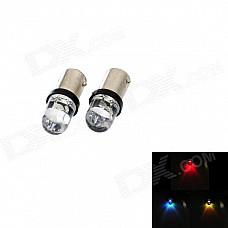 Motorcycle BA9S 0.15W 5lm RGB LED Indicator Lights (12V / 2 PCS)