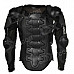 YW001 Motorcycle Body Protection Riding Armor Suit - Black + Grey (Size-L)