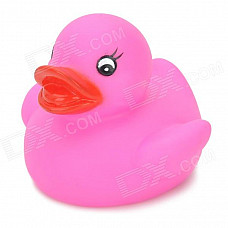 Funny Floating Duck Bath Toy for Baby - Deep Pink