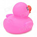 Funny Floating Duck Bath Toy for Baby - Deep Pink