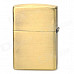 Creative USB Rechargeable Windproof Zinc Alloy Electronic Cigarette Lighter - Antique Golden