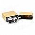 USB Rechargeable Windproof Zinc Alloy Electronic Cigarette Lighter - Golden