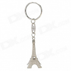 XZYSK-41 Eiffel Tower Shape Zinc Alloy Keychain - Silver