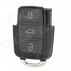 AML030604 Volkswagen Passat Automobile 3-Key Remote Control Key Case - Black