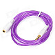 3.5mm Male to Female Extension Audio Cable - Purple + White (100cm)