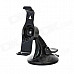 360 Degrees Rotation Plastic Stand Holder w/ Suction Cup for Garmin Nuvi 2500 - Black