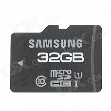 Original SAMSUNG Class 10 MicroSD/TF Flash Memory Card - Black + White (32GB)