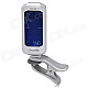 Cherub WST-525 2" LCD Plastic Clip-On Guitar Tuner - Silver (1 x CR2032)