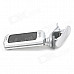 Cherub WST-525 2" LCD Plastic Clip-On Guitar Tuner - Silver (1 x CR2032)