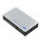 D1203 USB 3.0 SD / MS / M2 / CF / XD / Micro SD / TF Card Reader - Silver + Black