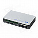 D1203 USB 3.0 SD / MS / M2 / CF / XD / Micro SD / TF Card Reader - Silver + Black