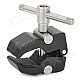 F&V Crab Claw Style Rotary Handle Camera Tripod Monopod Clamp - Black + Silver