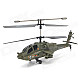 Udi U10 Rechargeable 3.5-CH 2.4GHz Radio Control R/C Helicopter w/ Gyro - Army Green