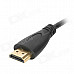 HDMI v1.4 Male to Male Connection Cable w/ HDMI Female to 24+5 DVI Male Adapter - Black (153cm)
