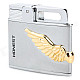 HONEST Wing Style Elegant Windproof Butane Lighter - Silver