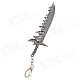 003 Cool Wolf Tooth Style Zinc Alloy Key Chain - Antique Brass