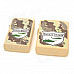 JINJIAN 4951 Cool Desert Shield Pattern Windproof Kerosene Lighters - Apricot + Coffee (2 PCS)