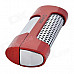 Fashion Stainless Steel Windproof Butane Gas Lighter - Red + Black