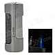 JG-875 Windproof Stainless Steel Butane Jet Torch Lighter - Black