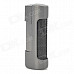 JG-875 Windproof Stainless Steel Butane Jet Torch Lighter - Black