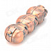 K002 Skull Shaped Copper Aluminum Alloy Butane Lighter - Copper