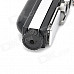 JOBON 817A Stainless Steel Windproof Butane Lighter w/ Hole Puncher for Cigar - Black + Silver