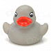 xy005 Funny Floating Duck Bath Toy for Baby - Grey