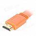 1080P HDMI 1.4 Male to Male Flat Cable - Orange (5m)