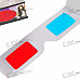 Disposible Anaglyphic Red + Blue 3D Glasses (Assorted 2-Pack)