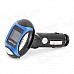 1" LCD Car MP3 Music Speaker FM Transmitter w/ USB / SD / TF / Remote Controller - Blue + Black