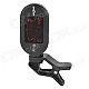 FZONE FT-10 Digital Clip-On Tuner for Guitar + Bass + More - Black