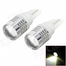 LY199 T10 7W 6000K 280lm White Door / License Plate / Width Lamp w/ CREE-XP-E R3 (2 PCS)