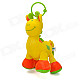 Lovely Plush Pony Style Baby Music Box Doll Toy w/ Hanging Ring - Green + Orange + Yellow