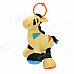 Lokyee 11528 Donkey Style Music Bell Tail-Pulling Toy - Yellow + Black + Orange + Blue