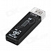 Kawau C229 USB Multi-Function USB 2.0 3-in-1 TF / Mini SD / M2 / SIM Card Reader - Black