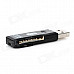 Kawau C296 USB 2.0 Multi-in-1 SD / MMC / TF / T-Flash Card Reader - Black
