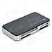 High Speed USB 3.0 SD / MS / M2 / CF / XD / Micro SD/TF Card Reader - Black + Silver