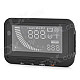 F-01 Automobile HUD Head Up Display System - Black