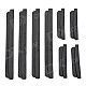 AD-0809 Car Door Guard Protectors Stickers - Black (8 PCS)