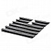 AD-0809 Car Door Guard Protectors Stickers - Black (8 PCS)