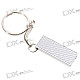 Stainless Steel Retractable USB 2.0 Jump/Flash Drive Keychain (8GB)